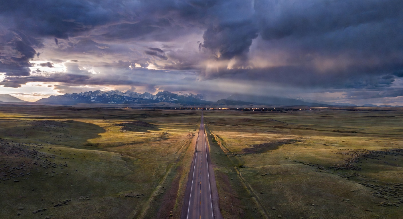 The northern corridor landscape spanning Wyoming, Montana, and the Dakotas