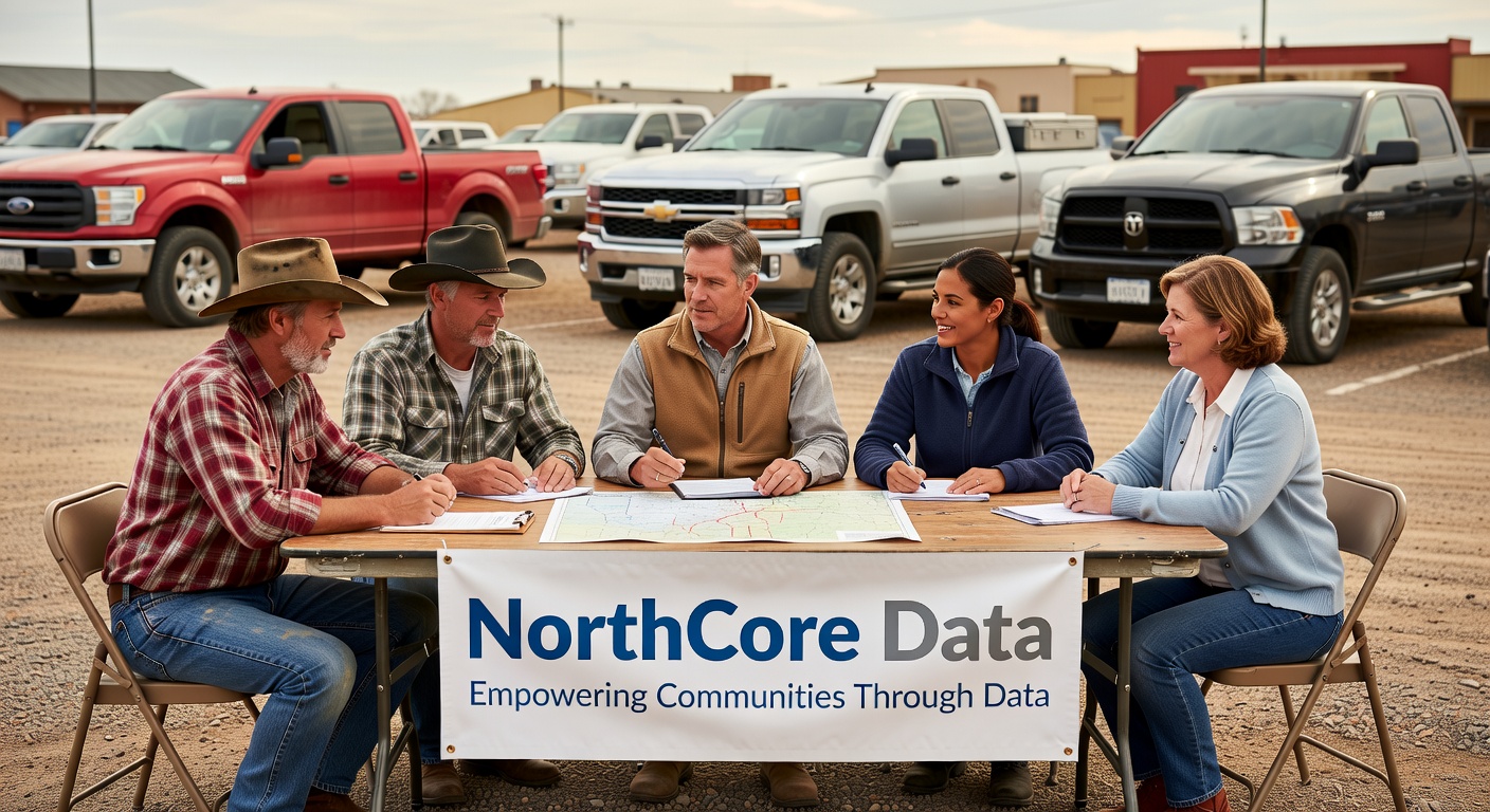 Outdoor community meeting